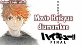 Bukan season 5 tapi Movie! Movie anime Haikyuu diumumkan