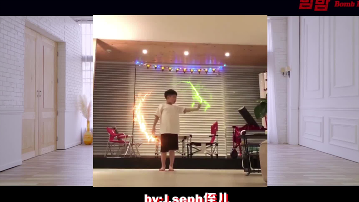 【KARD Dance】Big brother J.seph's adorable nephew covers KARD's "Bomb Bomb"!