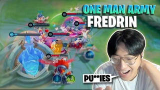 CRAZY Fredrin saves the game | Mobile Legends