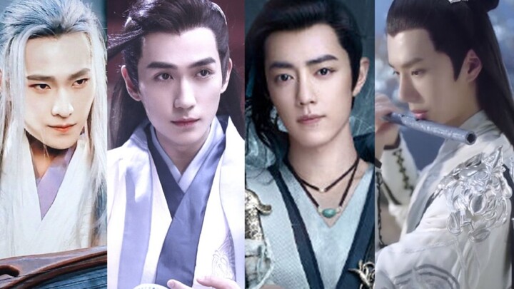 Empat dewa laki-laki dalam game online: Xiao Zhan, Zhu Yilong, Wang Yibo, Yang Yang, cantik dan makm