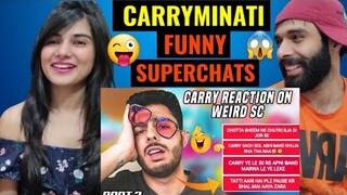 Carryminati funniest superchat montage 😜🤣| carryislive | highlights | Carryminati reaction video