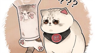 Tranh minh họa chữa lành tâm hồn | Mèo mèo: Đứa trẻ này có ổn không nhỉ?