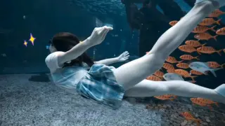 [Free diving] Underwater JK Uniform Skirt