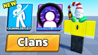 NEW CLANS + 2 NEW ABILITIES.. in Roblox Blade Ball
