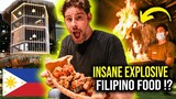 FLAMING FILIPINO FOOD - This WORLD CLASS Restaurant IS CRAZY !!!