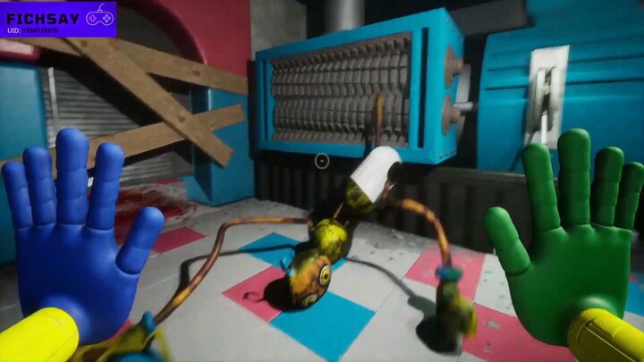 Thoát khỏi cuộc chạy trốn bởi the Shredder  trong game Poppy Playtime #gamehay