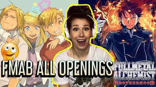 Full Metal Alchemist Brotherhood ALL Openings 1-5 REACTION **FMAB**