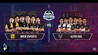 ALTER EGO VS BREN Game 3! Greedy line up? MPL Invitational! | Mobile Legends