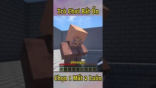 Anh Đen Xì Xì Tổ Chức Trò Chơi Bất Ổn Nhất Minecraft 🤣 #shorts