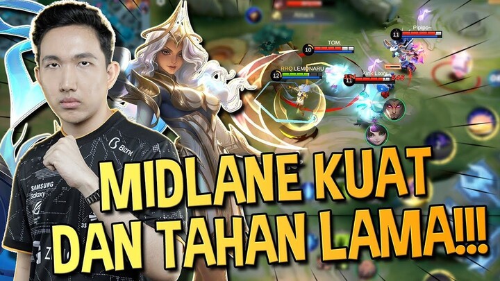 JADI MIDLANE DI LOCK TERUS_ PAKE ESME!!! - Mobile Legends