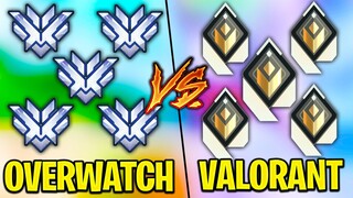 5 Overwatch Top500 VS 5 Radiant Valorant Players!