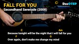Fall For You - Secondhand Serenade (2008 )Easy Guitar Chords Tutorial with Lyrics