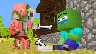 Monster School: Poor Baby Zombie and Bad Pigman - Sad Story | Minecraft Animation