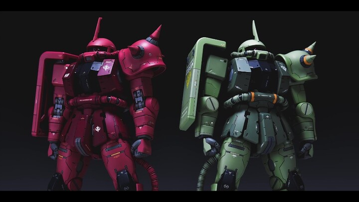 听说有新的扎古GK？？【育胶乐园GK—ZAKU II扎古2】改件来了！