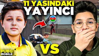 11 YAŞINDAKİ AZERBAYCANLI YAYINCIYLA VS ATTIM!! - PUBG MOBİLE