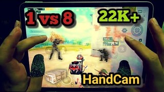 Bật HACK AIM với AKM đầu "RUỒI" Quắn có HACK [Handcam] [6 Fingers] [Solo Squad] [PUBGMOILE]