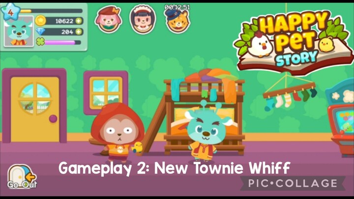 Happy Pets: Gameplay 2- New Townie Whiff