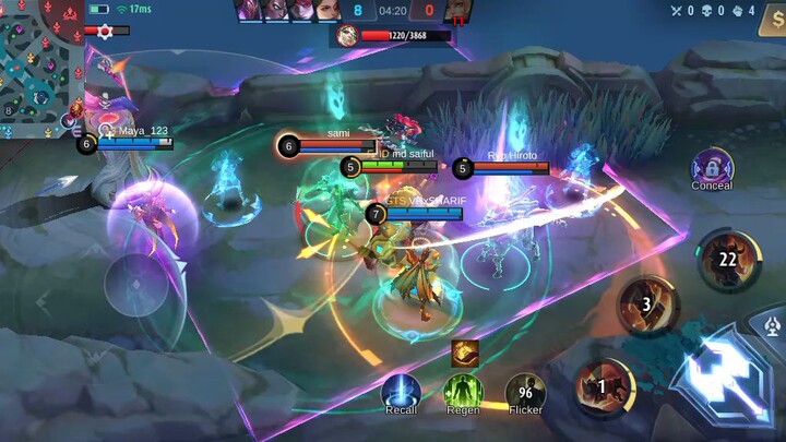 When Menato's Ulti kills the enemy then it flies into the air.