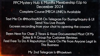 PPCMystery Hub 6 Months Membership (Up to December 2024 Course download