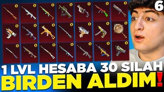 REKOR! 1 LEVEL HESABA 30 YÜKSELTİLEBİLİR YENİ SİLAHI BİRDEN ALDIK! (350.000 UC!) #6 PUBG Mobile