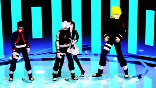 【MMD】7班とミナト班でWAVE【NARUTO】