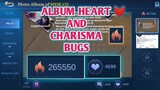 Mobile Legends Album Heart and Charisma Bugs 💕 1k Heart a Day