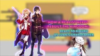 Genjitsu Shugi Yuusha react to Rimuru as Juna’s grandfather [AU] |Gacha reaction| ship: Rimu x Excel