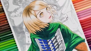 Drawing Petra Rall -  Shingeki no Kyojin | Attack on Titan  [ 進撃の巨人 ]