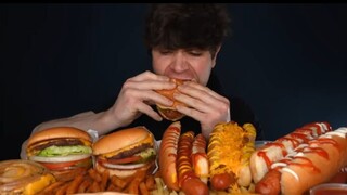 ASMR EATING | IN-N-OUT BURGERS, HOT DOGS AND CRISPY FRIES, TAKIS🤤 | ULTIMATE FAST FOOD FEAST🍔🍟