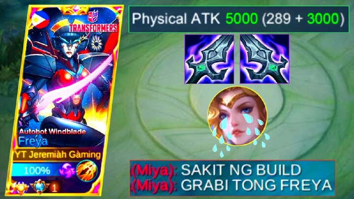 THE NEW ONE SHOT BUILD😱 | TRY THIS META ITEM | FREYA BEST BUILD 2022 | MUST TRY!!! | MLBB