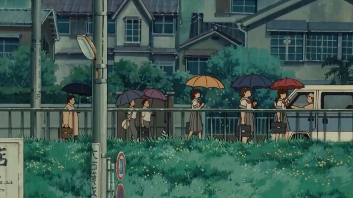 Ghibli's Rainy Day