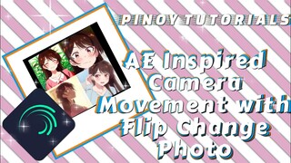 Smooth AE Inspired Camera Movement With 3 4 Pics Flip Layer on Alight Motion | PH TUTORIAL