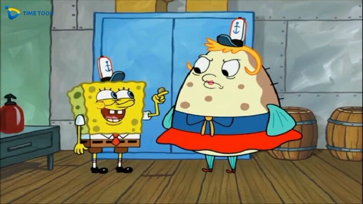 Spongebob SquarePants Bahasa Indonesia - Nyonya Puff Bekerja di Krustykrab