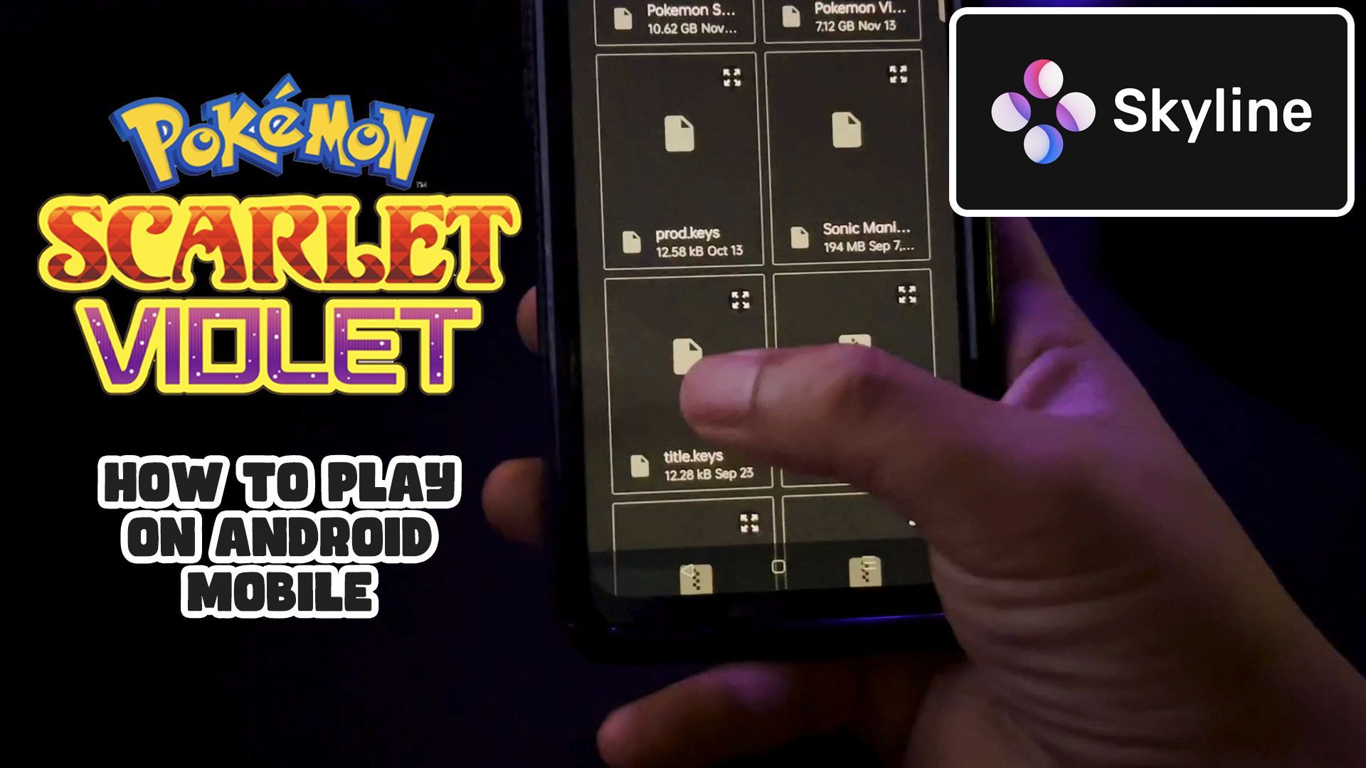 Pokémon Scarlet and Violet Mobile - Complete Installation Tutorial - video  Dailymotion