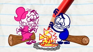 Pencilmate's GREAT ESCAPE From The Cold!