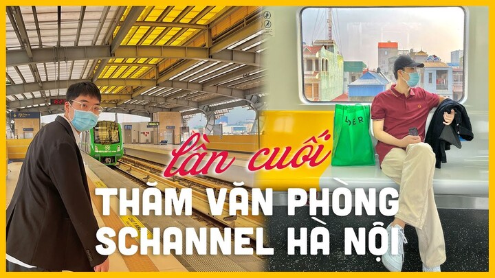 Đi tàu điện trên cao thăm Schannel HN...lần cuối 😢 Hanoi Vlog