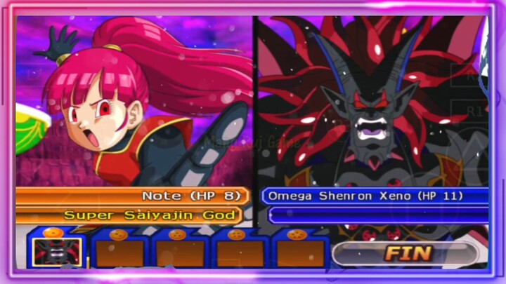 NOTE SSJ GOD VS OMEGA SHENRON XENO - DB MOD ANDROID GAMEPLAY
