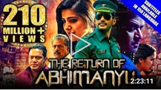 The Return of Abhimanyu (Irumbu Thirai) 2025 New Released Full Hindi Dubbed Movie | Vishal, Samantha