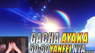 GACHA AYAKA 50:50 SEKALIAN NYARI YANFEI TAPI DI SPAM INI MULU..... GENSHIN IMPACT