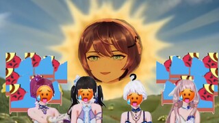 I thought it was the sun rising, but it turned out that Yu Mo had a fever.