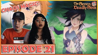 CHAOS MAGIC? MERLIN'S SECRET! The Seven Deadly Sins Season 5 Episode 21 Reaction