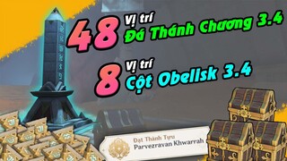 Chi tiết 48 Đá Thánh Chương - 8 Obelisk Nguyên Thủy | Sa mạc Sumeru 3.4