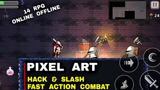 Top 13 Action RPG PIXEL ART Games | 2D RPG Graphic Action HACK and SLASH with FAST COMBAT RPG Games