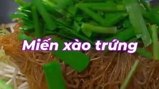 miến xào trứng