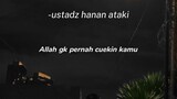 jangan pernah merasa kesepian, sesungguhnya nya Allah selalu bersama kita😊