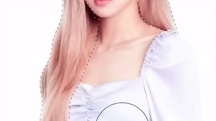 给Rosé换上彩虹发色妆容