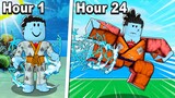 I SPENT 24 HOURS AS JIMBEI AND BECAME OCEAN KING! Roblox Blox Fruits