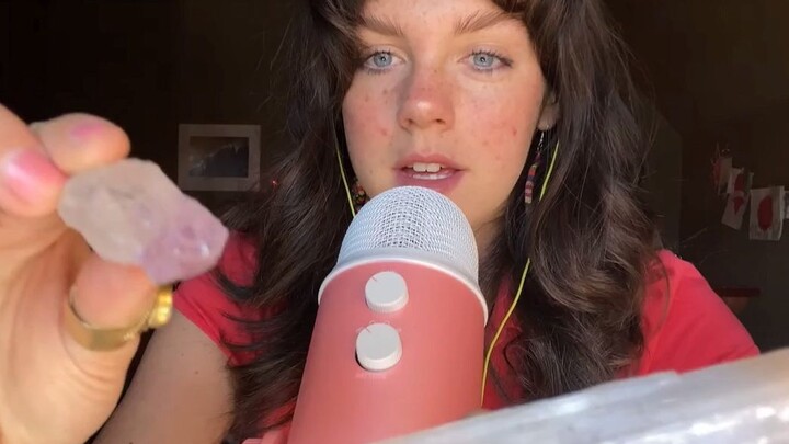 [Gracie K Sleep Aid] Makeup with Crystals! (Muffled whispers, hand movements)