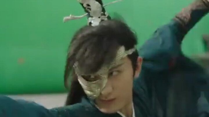 Cheng Yi and Yu Sifeng’s green-screen action scenes