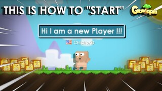 This is How When I be a " NEW PLAYER " | GROWTOPIA!!!!!